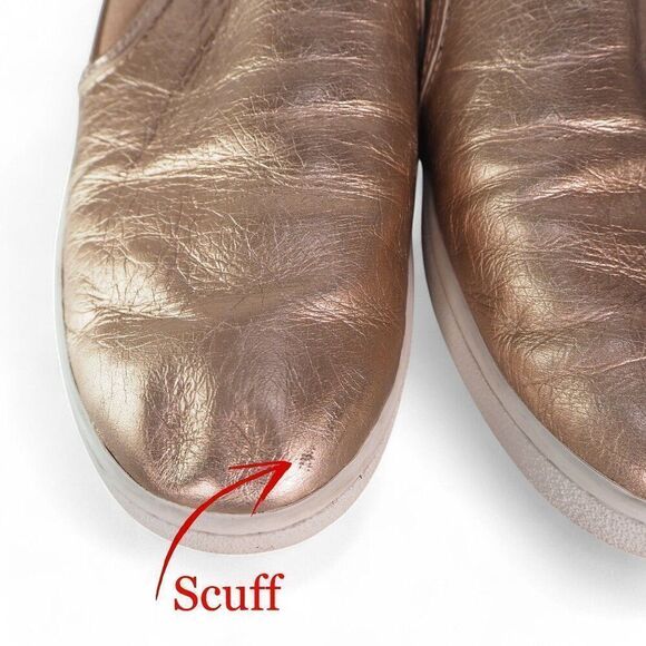 UGG Luci Metallic Leather Mule Slides Gold 1096354 Women's 9.5 - Picture 11 of 11